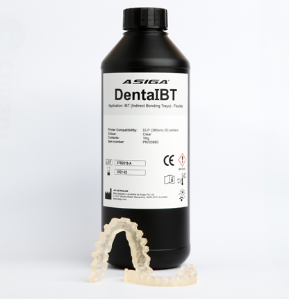 Биосовместимый материал для изготовления ванночек Asiga DentaIBT 1kg Bottle