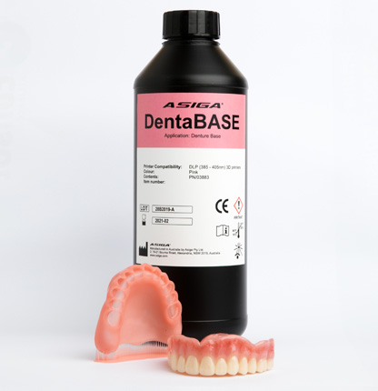 Для изготовления базисов съемных зубных протезов Asiga DentaIBase 1kg Bottle