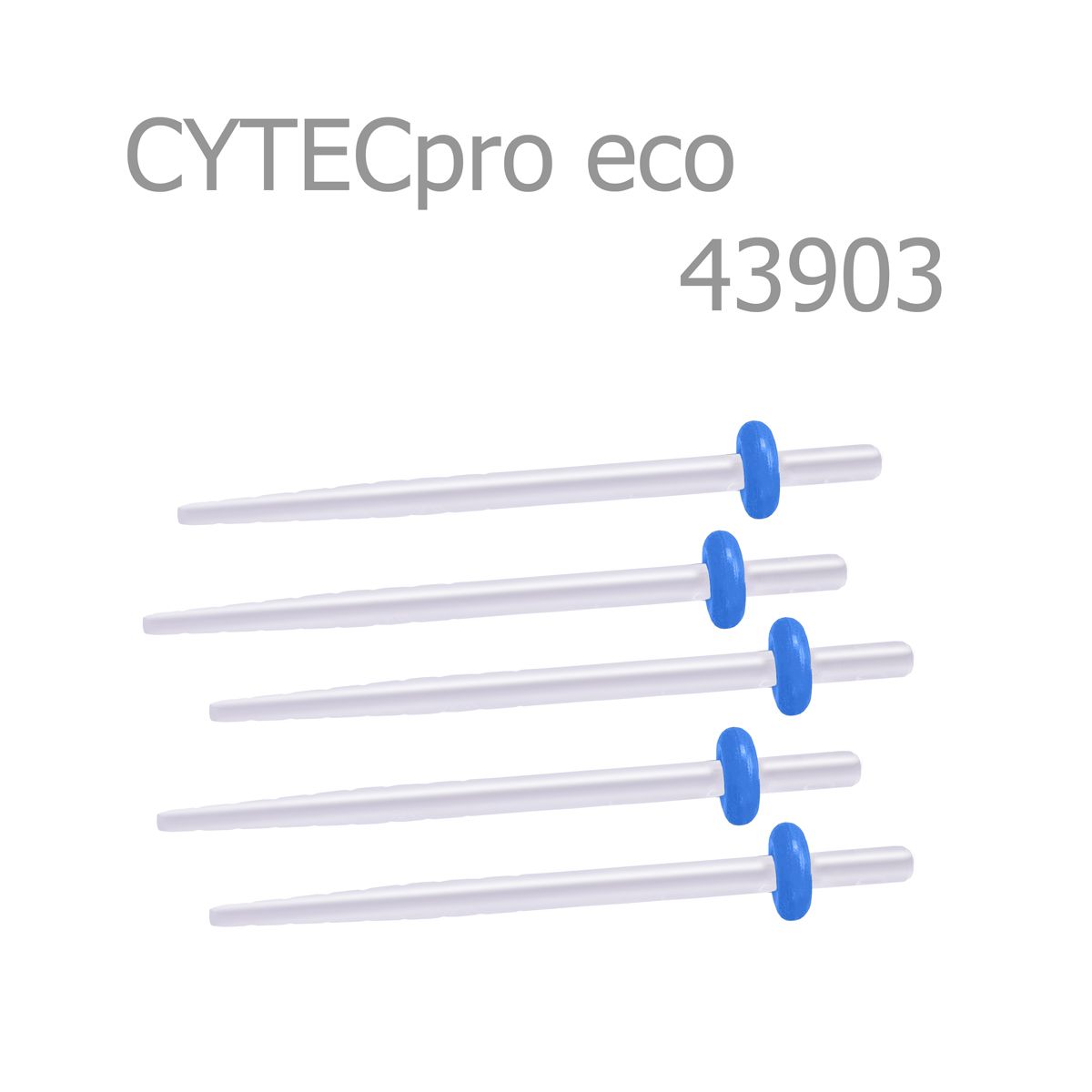 Штифты стекловолоконные полупрозрачные гладкие CYTECpro eco, 5 шт.