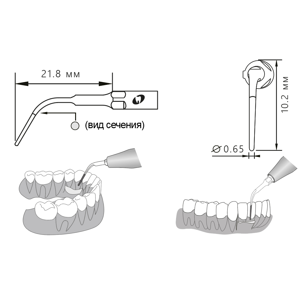 Насадка для скалера P3D/P3-SD