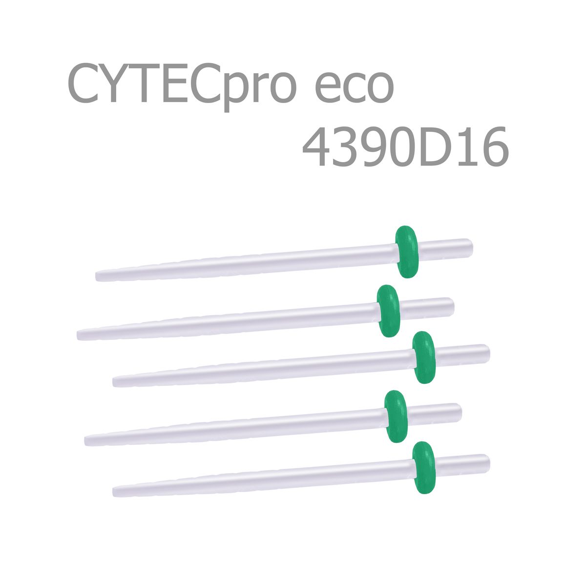 Штифты стекловолоконные полупрозрачные гладкие CYTECpro eco, 5 шт.