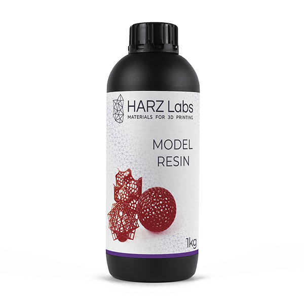 Фотополимер HARZ Labs Model Resin, вишневый (1000 гр)