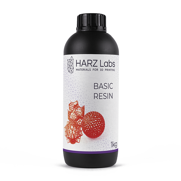 Фотополимер HARZ Labs Basic Resin, красный (1000 гр)