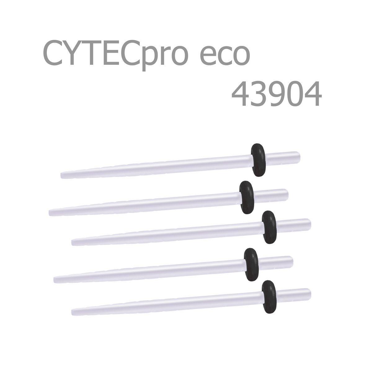 Штифты стекловолоконные полупрозрачные гладкие CYTECpro eco, 5 шт.