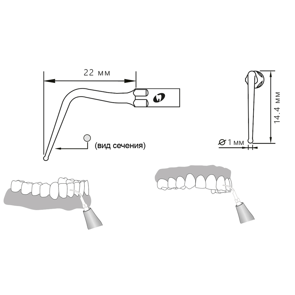 Насадка для скалера P56/P56-S