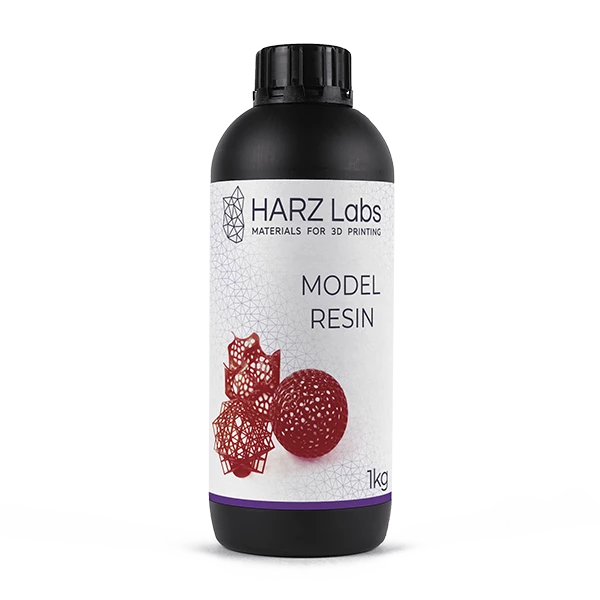 Фотополимер HARZ Labs Model Resin, вишневый (1000 гр)